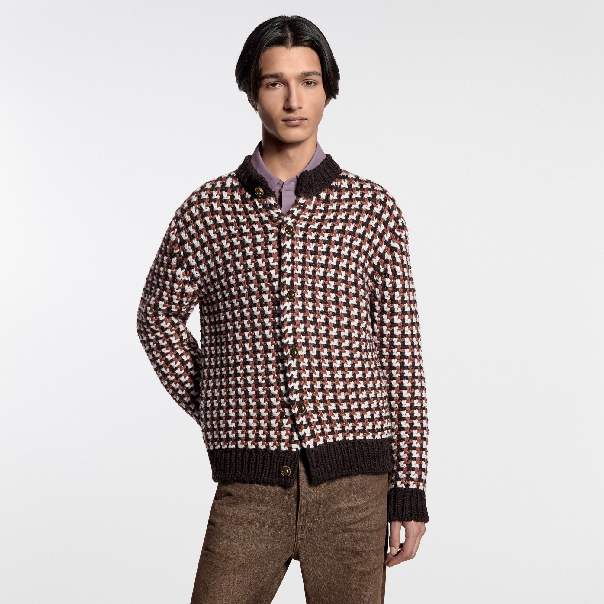 Chunky Knit Wool Cardigan - For Men | LOUIS VUITTON
